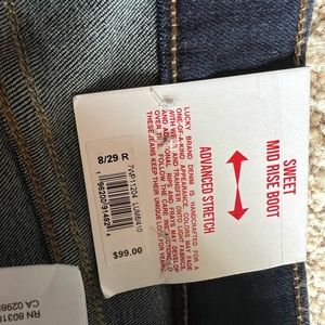 ⭐️ Firm Price ⭐️ Lucky brand sweet mid-rise dark wash